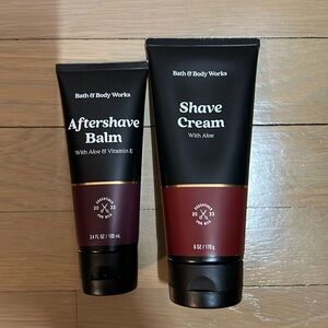 Bath & Body Works Shave Cream & Aftershave Balm (with Aloe & Vitamin E)